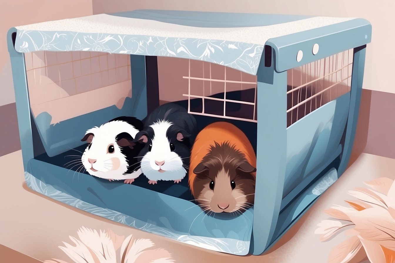 Can I Cover My Guinea Pig's Cage With A Blanket? 1 Guinea pig cage covering